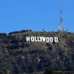 Hollywood sign on a hillside